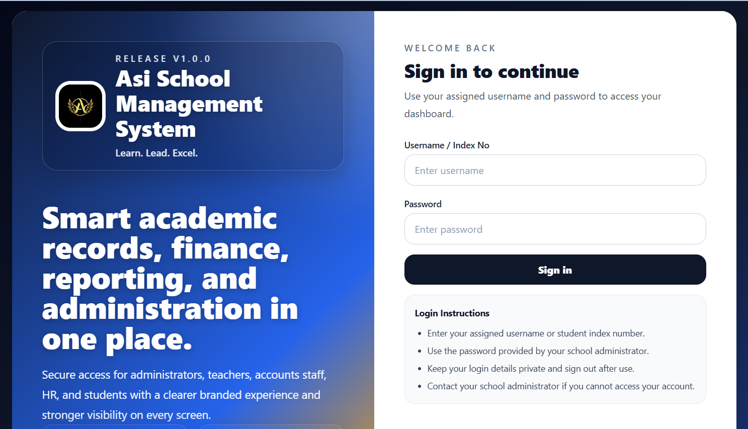 ASISMS app preview 1